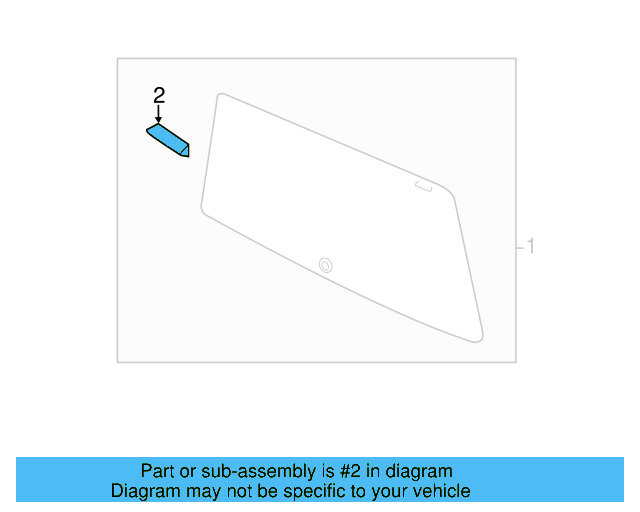 Lift Gate Glass Bumper 1T0-845-237 - View 27