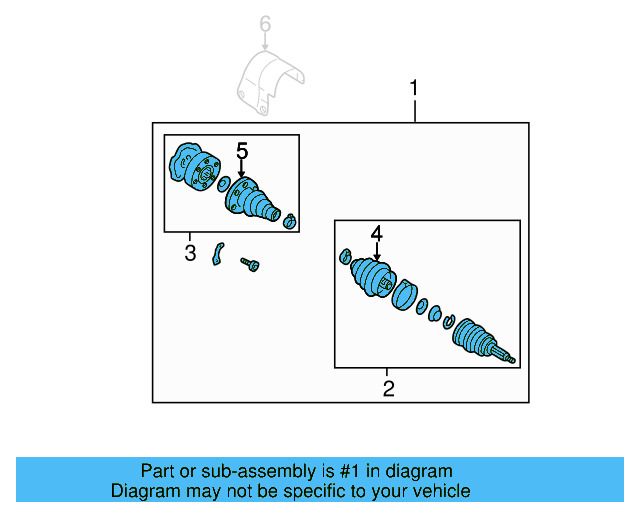 Cv Axle Assembly 1J0-407-272-CT - View 4