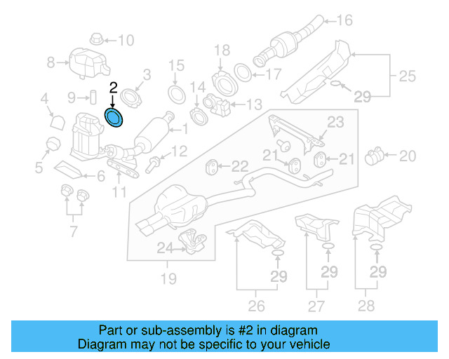 Converter & Pipe Gasket 1K0-253-115-T - View 28