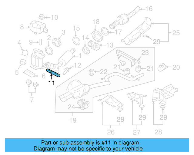 Muffler & Pipe Retainer Ring 1K0-253-147-C - View 32