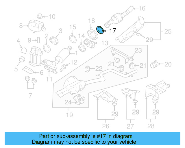 Converter & Pipe Gasket 1K0-253-115-AE - View 34