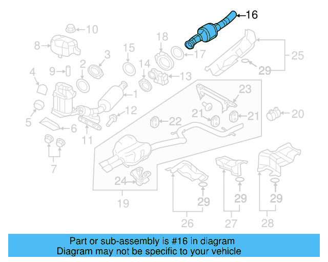 Catalytic Converter 1K0-254-401-R - View 18
