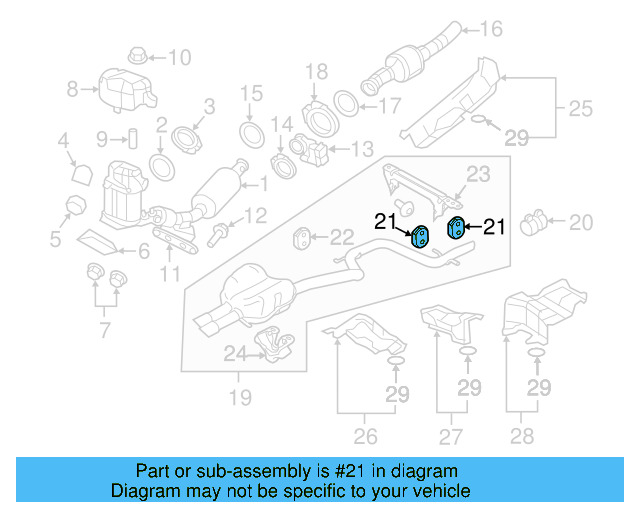 Muffler & Pipe Retainer Ring 1K0-253-147-C - View 19