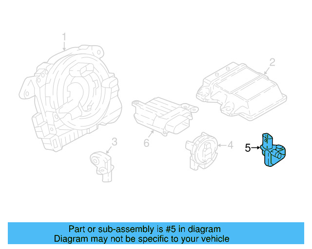 Side Impact Sens 85E-959-651 - View 11