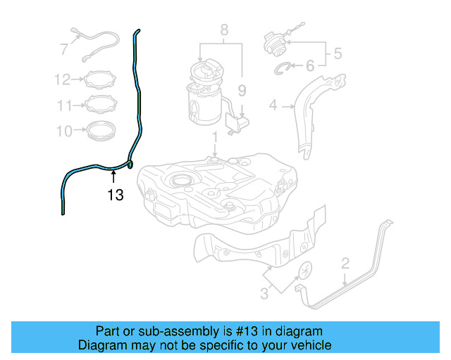 Breather Tube 1K0-201-993-M - View 8
