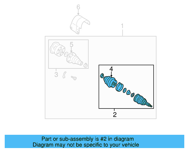 Inner Joint Assembly 1K0-498-103 - View 34