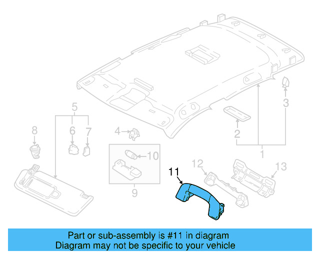 Grip Handle 5NA-857-643-C-82V - View 6