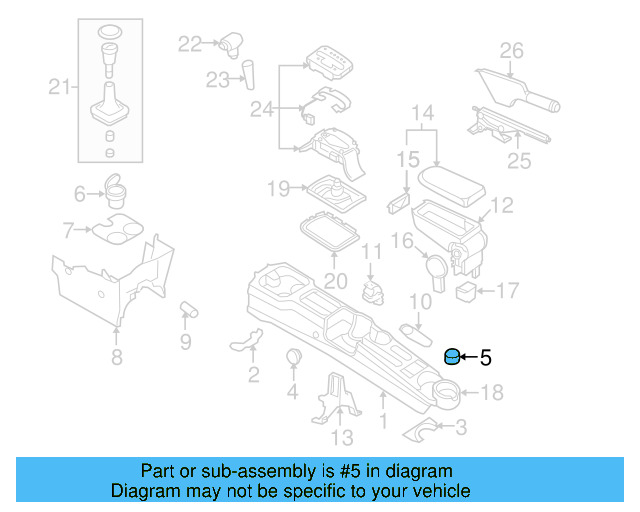 Console Body Cover 1C0-863-283-C-2QL