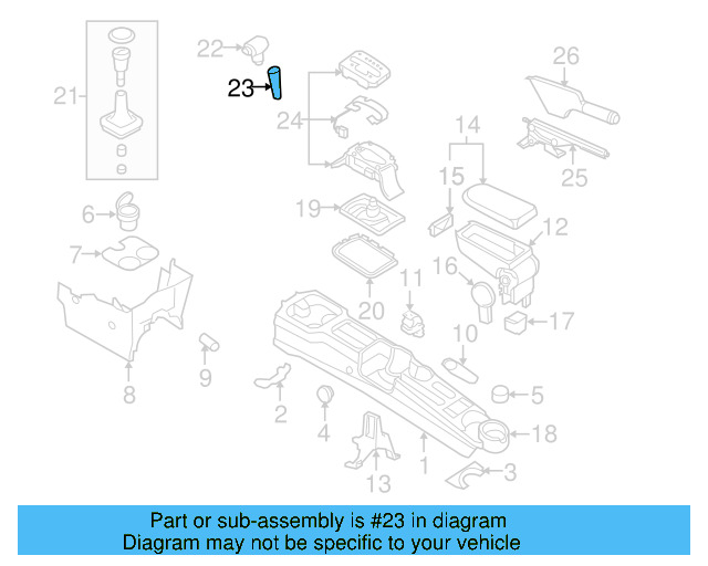 Shift Knob Sleeve 1C0-713-169-B-01C - View 20