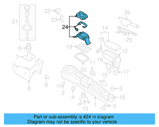 Shift Indicator 1C0-713-203-B-08H