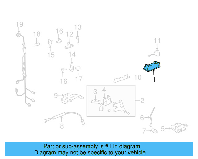 Handle 7L6-827-609 - View 7