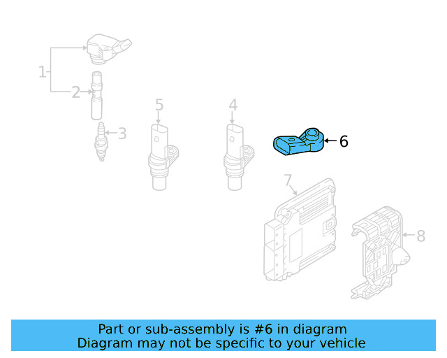 Knock Sensor 06K-905-377-E - View 6