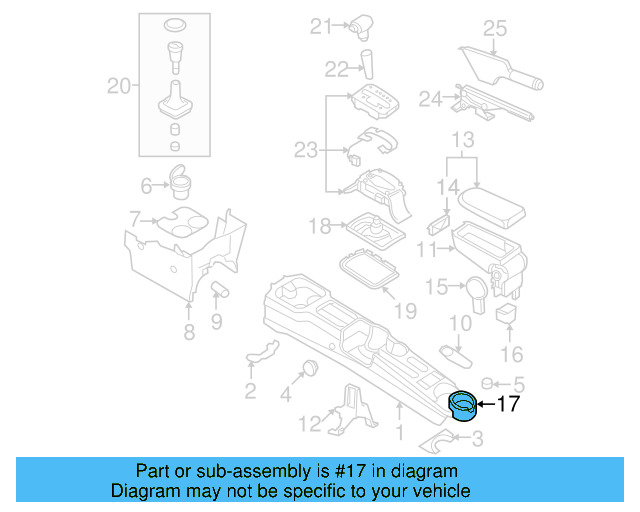 Cup Holder 1C0-862-531-K-3SG