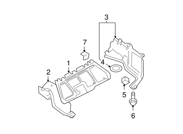 Fender Liner Screw N-907-750-01 - View 135
