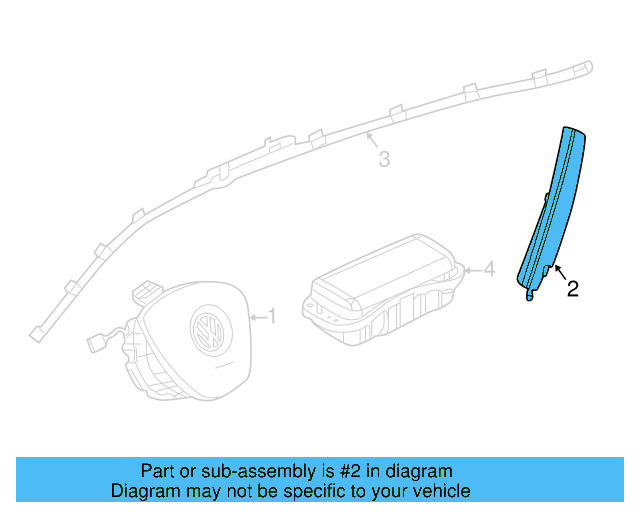 Ft Seat Air Bag 3CN-880-242-M - View 3