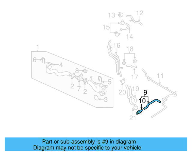 Reservoir Hose Clamp N-906-869-02 - View 320