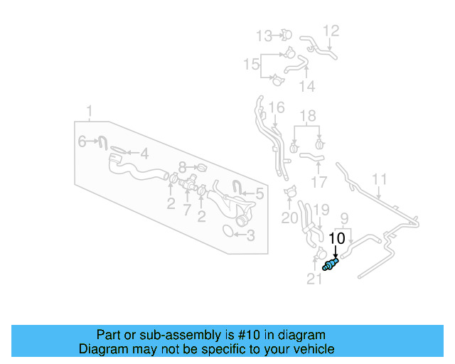 Thermostat 1K0-121-113-A - View 20