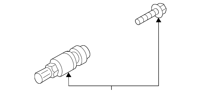 Tire Pressure Monitoring System (TPMS) Sensor Valve Assembly 5Q0-601-361-A