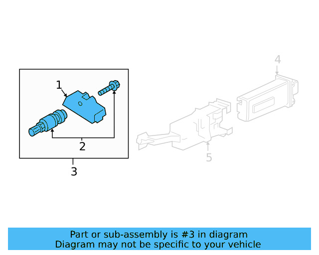 TPMS Sensor 5Q0-998-270-F - View 7