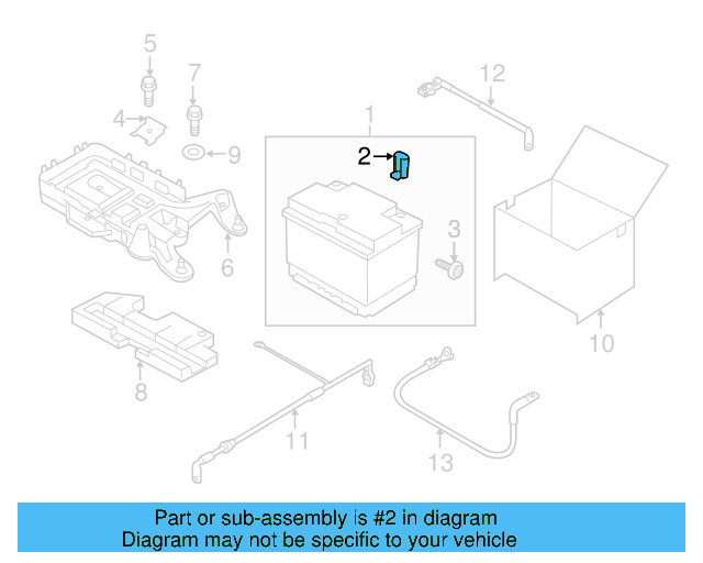 Battery Cap 7N0-915-429-A - View 30