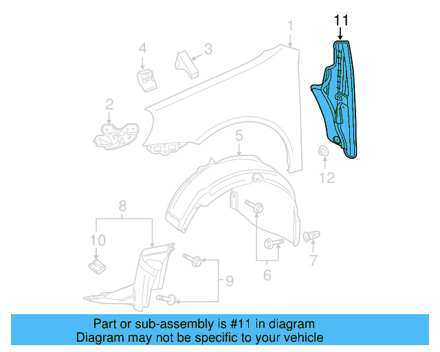 End Plate 1K5-821-111-A - View 2