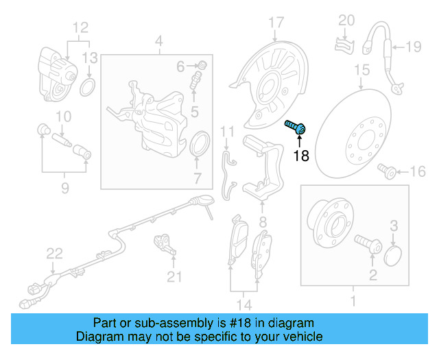 Splash Shield Bolt WHT-005-227 - View 106