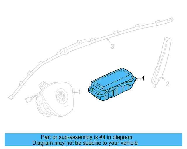 Passenger Inflator Module 3CN-880-204-F