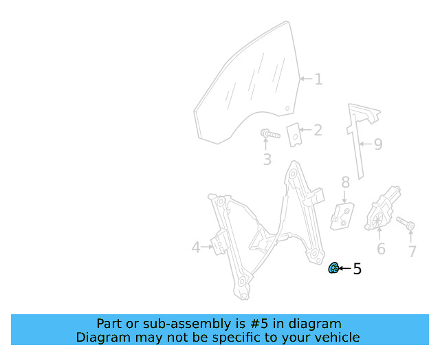 Window Regulator Nut N-106-092-01 - View 29