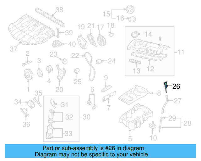 Dipstick 06F-115-611-F - View 13