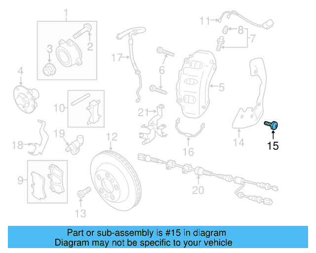 Front Belt Assembly Bolt N-907-371-05 - View 17