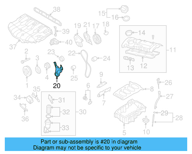 Front Cover 06H-109-210-AG - View 16