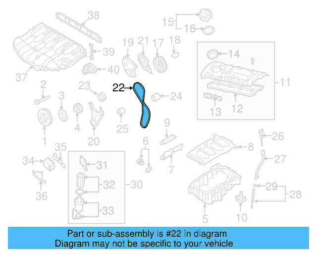 Drive Belt 06H-121-605-E - View 11