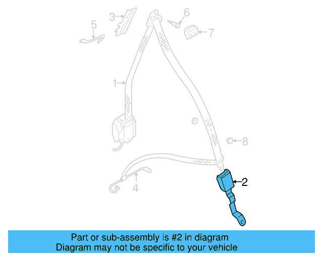 Buckle 1HM-857-756-FCN