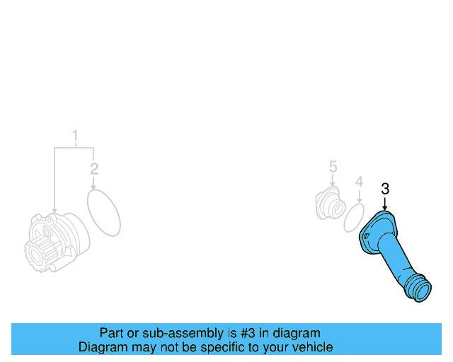 Thermostat Housing 038-121-121-B - View 5