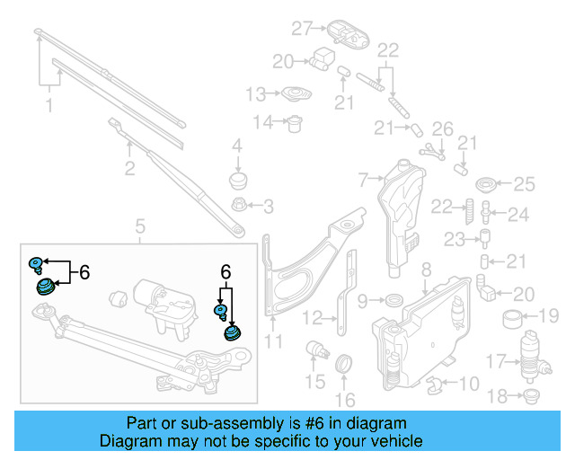 Motor & Linkage Mount Kit 8V0-998-754 - View 7