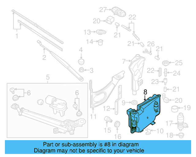 Washer Reservoir 5Q0-955-453-BA - View 2