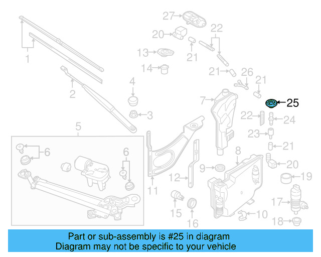 Tubing Grommet 6Q0-955-998 - View 37