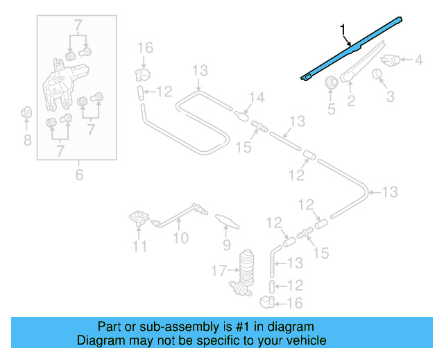 Wiper Blade 5GM-955-427-A - View 9