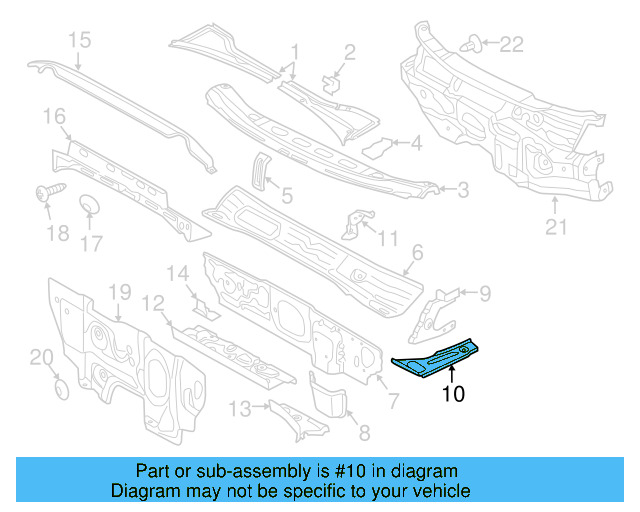 Filler Plate 5G0-804-326 - View 6