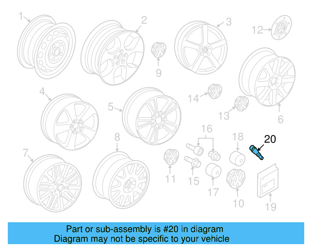 Valve Stem 839-601-361 - View 50