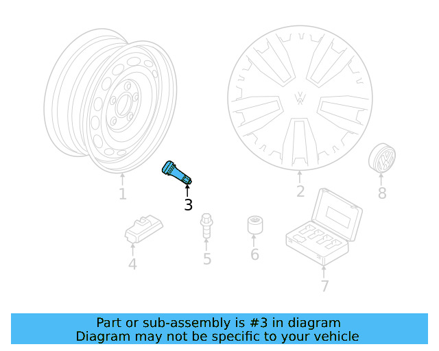 Valve Stem 311-601-361 - View 43