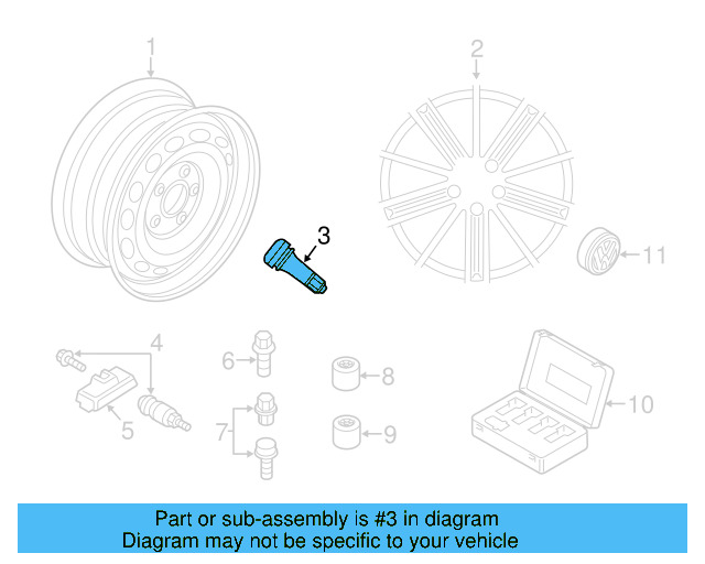 Valve Stem 839-601-361 - View 80