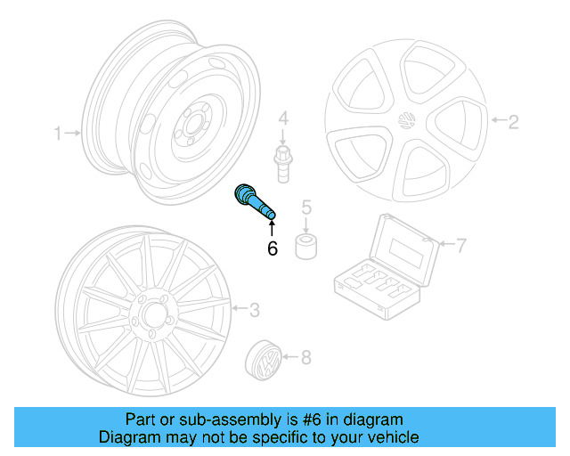 Valve Stem 311-601-361 - View 50