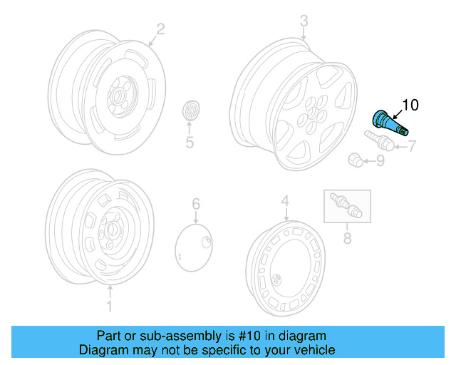 Valve Stem 311-601-361 - View 55