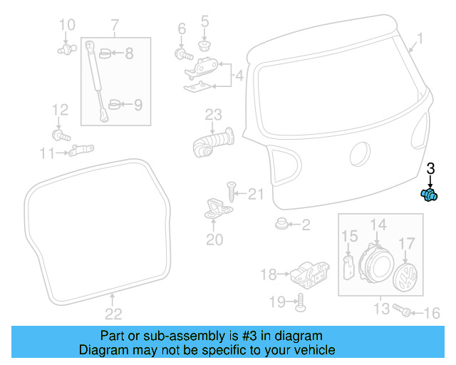 Lift Gate Bumper 6Q6-827-499-C - View 10