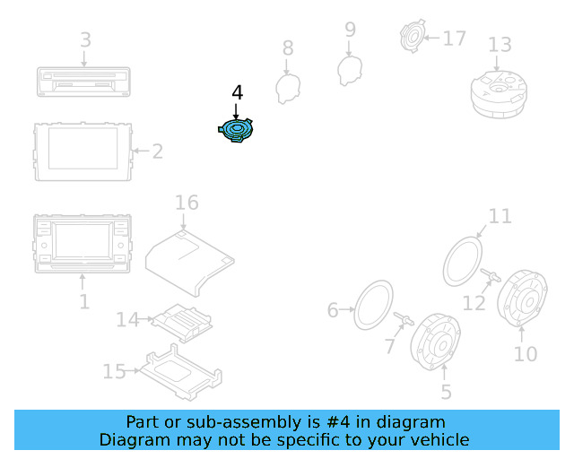 Inst Panel Speaker 3CN-035-415 - View 14