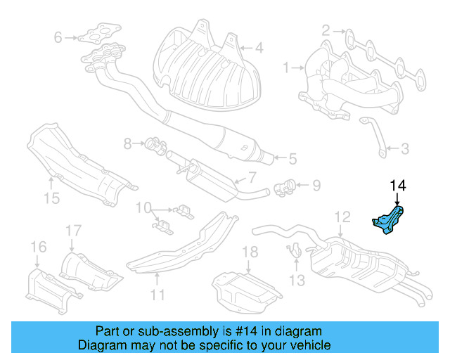 Exhaust Muffler Bracket 1J0-253-144-J - View 59