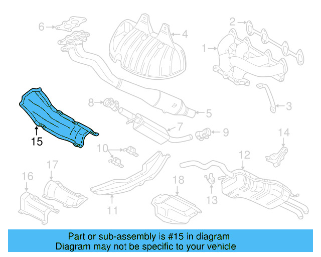 Heat Shield 1J0-803-311-J - View 46