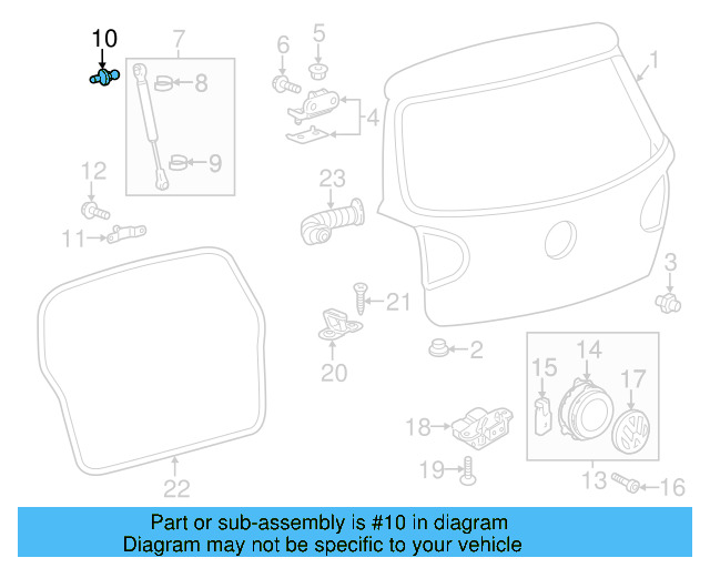 Support Strut Clamp 443-823-397 - View 8