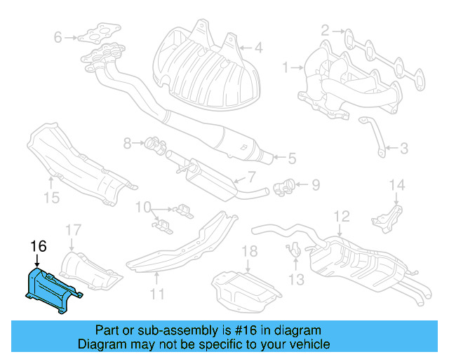 Heat Shield 1J0-804-275-B - View 49